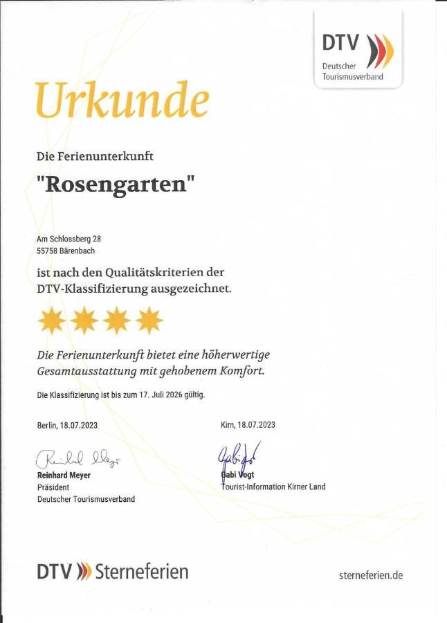 Ferienwohnungen Naheliebe Im Hunsrueck & Naheland Bärenbach 외부 사진